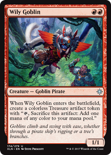 Wily Goblin (Ixalan) Near Mint - Nick Nack's Full Frontal Attack