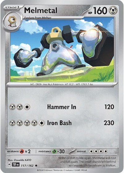 Melmetal (SV05: Temporal Forces) Near Mint Holofoil - Nick Nack's Full Frontal Attack