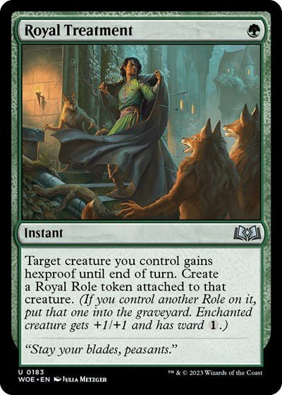 Royal Treatment (Wilds of Eldraine) Near Mint - Nick Nack's Full Frontal Attack