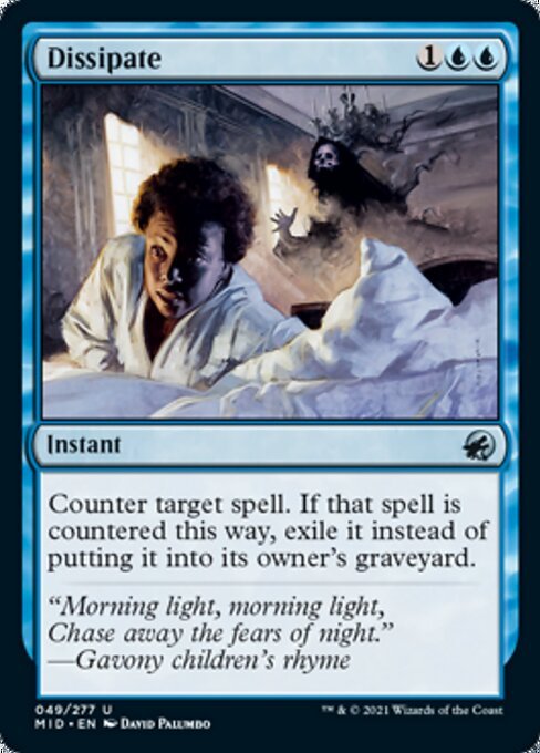 Dissipate (Innistrad: Midnight Hunt) Near Mint - Nick Nack's Full Frontal Attack