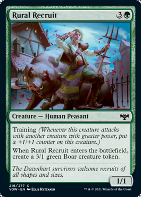 Rural Recruit (Innistrad: Crimson Vow) Near Mint