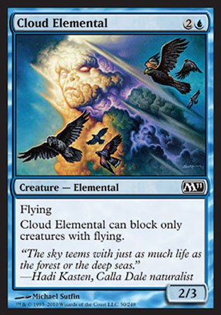 Cloud Elemental (Magic 2011 Core Set) Near Mint - Nick Nack's Full Frontal Attack