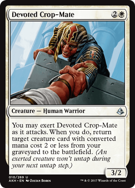 Devoted Crop - Mate (Amonkhet) Near Mint - Nick Nack's Full Frontal Attack