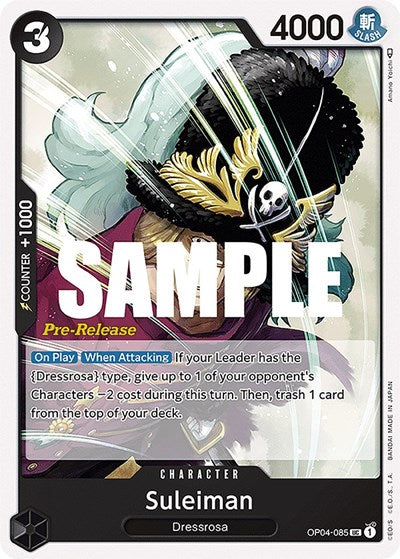 Suleiman (Kingdoms of Intrigue Pre-Release Cards) Near Mint - Nick Nack's Full Frontal Attack