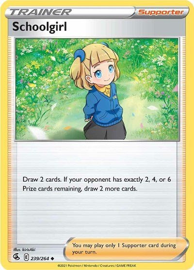 Schoolgirl (SWSH08: Fusion Strike) Near Mint - Nick Nack's Full Frontal Attack