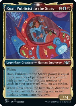 Roxi, Publicist to the Stars (Showcase) (Unfinity) Near Mint - Nick Nack's Full Frontal Attack