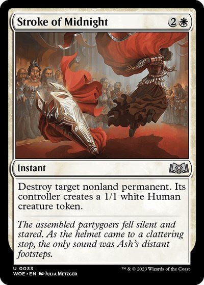 Stroke of Midnight (Wilds of Eldraine) Near Mint - Nick Nack's Full Frontal Attack