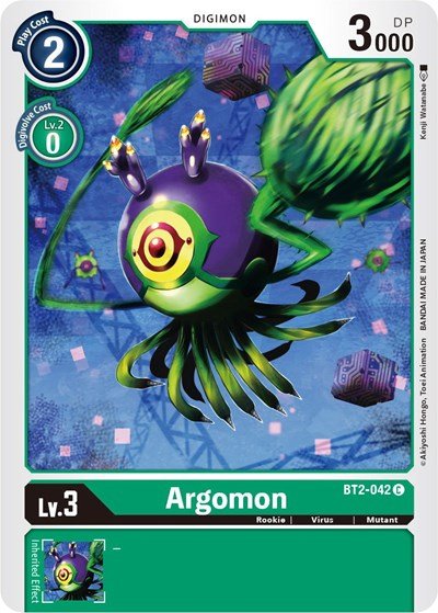 Argomon BT2 - 042 (Release Special Booster) Near Mint - Nick Nack's Full Frontal Attack