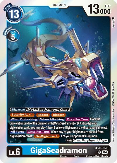 GigaSeadramon (Release Special Booster 2.5) Light Play Foil