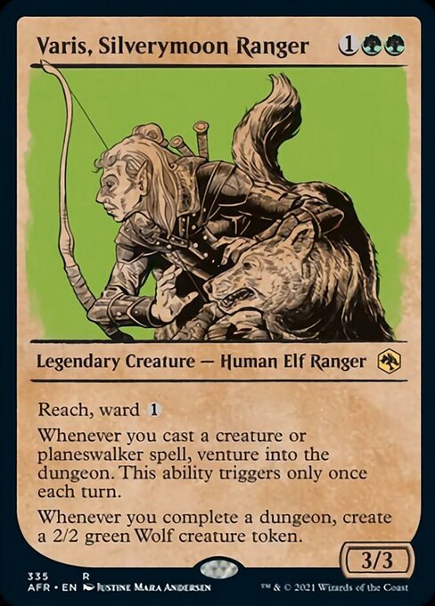 Varis, Silverymoon Ranger (Showcase) (Adventures in the Forgotten Realms) Near Mint - Nick Nack's Full Frontal Attack