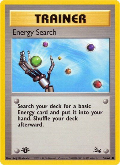 Energy Search (Fossil) Heavy Play Unlimited - Nick Nack's Full Frontal Attack