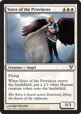 Voice of the Provinces (Avacyn Restored) Light Play