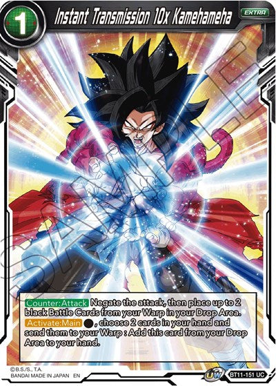Instant Transmission 10x Kamehameha (Vermilion Bloodline) Near Mint