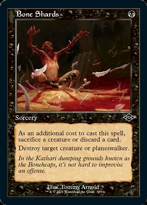 Bone Shards (Retro Frame) (Modern Horizons 2) Light Play Foil