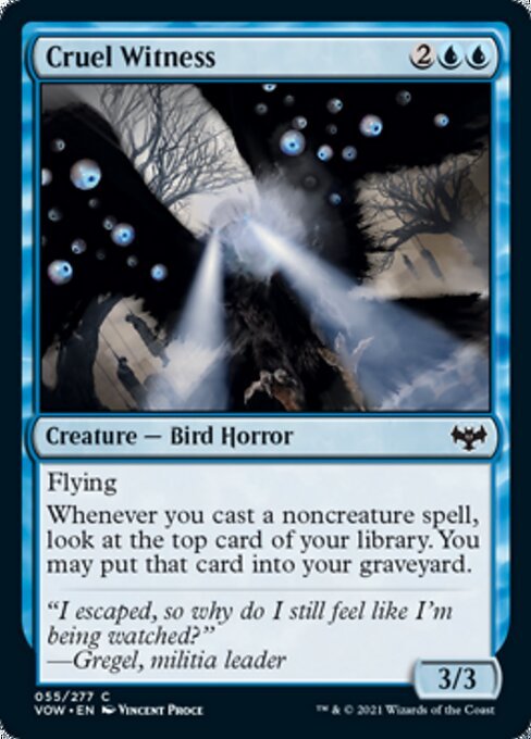 Cruel Witness (Innistrad: Crimson Vow) Near Mint - Nick Nack's Full Frontal Attack