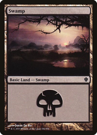 Swamp (346) (Commander 2013) Near Mint - Nick Nack's Full Frontal Attack