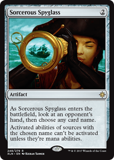 Sorcerous Spyglass (Ixalan) Near Mint - Nick Nack's Full Frontal Attack