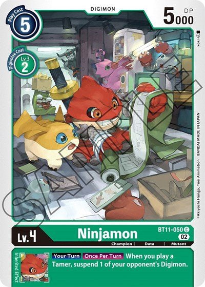 Ninjamon (Dimensional Phase) Near Mint - Nick Nack's Full Frontal Attack