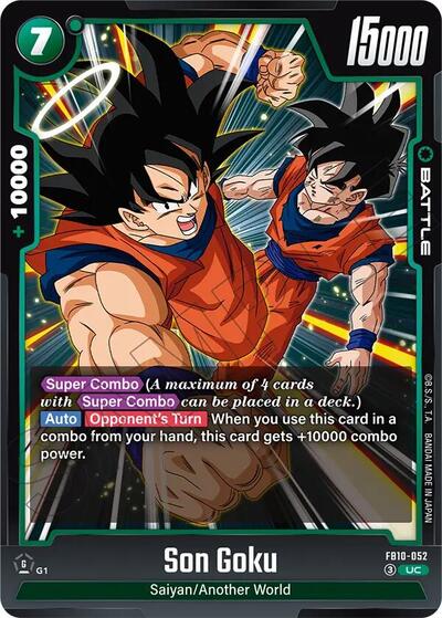 Son Goku FB10-052 (Cross Force) Near Mint - Nick Nack's Full Frontal Attack