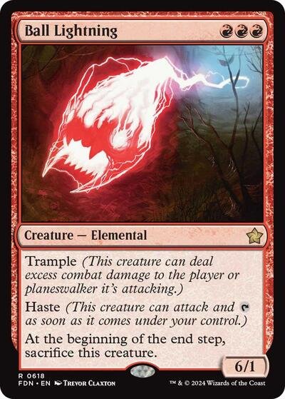Ball Lightning (Foundations) Near Mint - Nick Nack's Full Frontal Attack