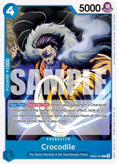 Crocodile (Extra Booster: Anime 25th Collection) Near Mint - Nick Nack's Full Frontal Attack