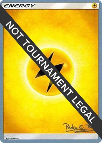 Lightning Energy - 2018 (Pedro Eugenio Torres) (World Championship Decks) Near Mint - Nick Nack's Full Frontal Attack