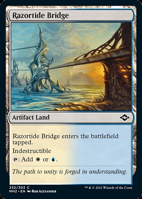 Razortide Bridge (Modern Horizons 2) Near Mint - Nick Nack's Full Frontal Attack
