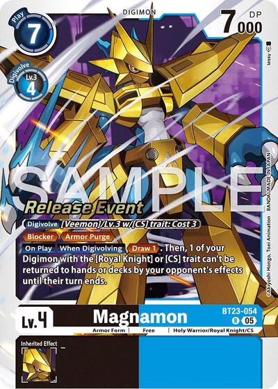 Magnamon (Hackers' Slumber Release Event Cards) Near Mint Foil