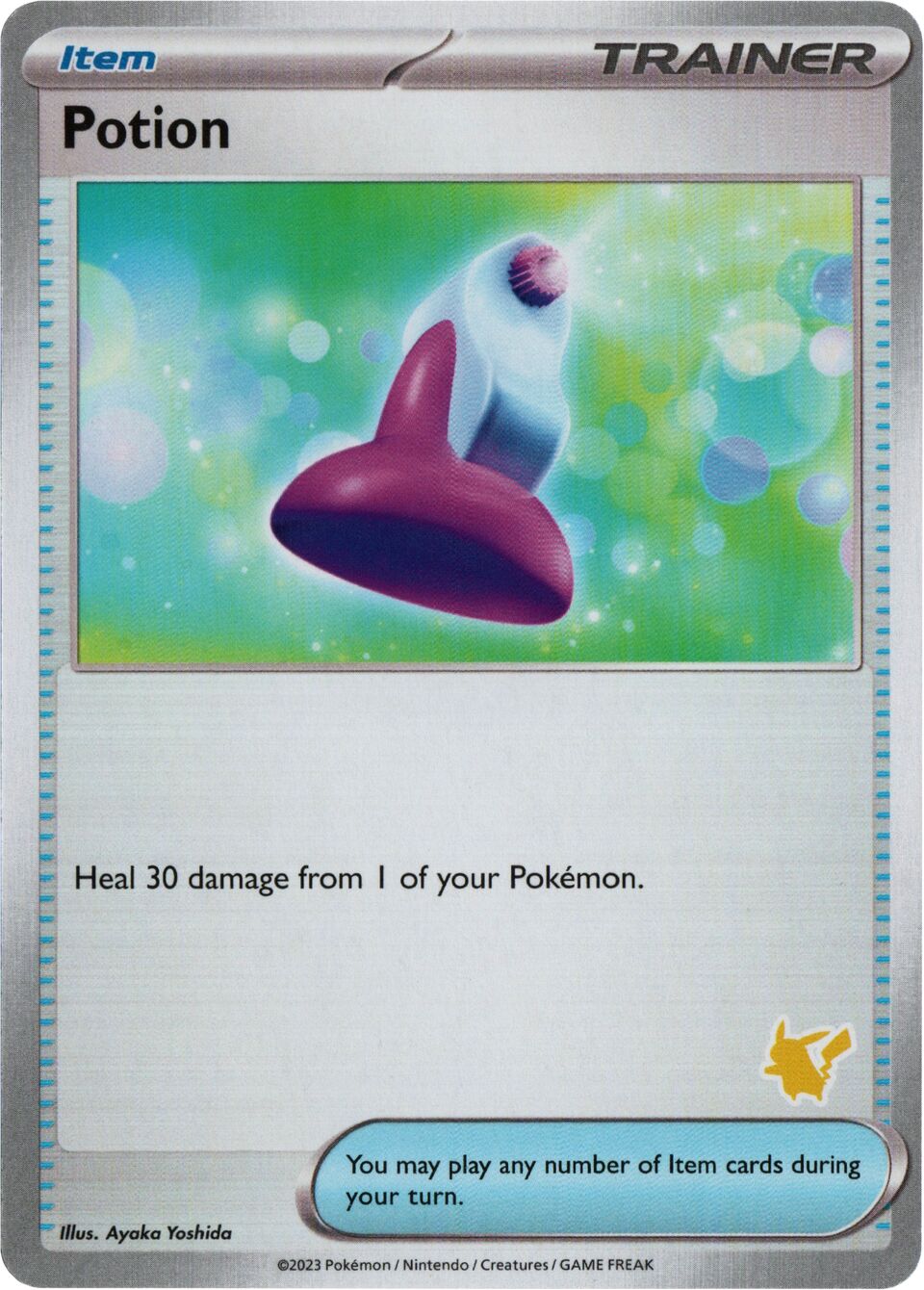 Potion (Pikachu) (My First Battle) Near Mint