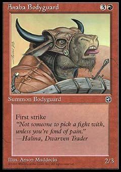 Anaba Bodyguard (2) (Homelands) Light Play - Nick Nack's Full Frontal Attack
