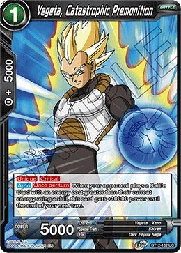 Vegeta, Catastrophic Premonition (Vicious Rejuvenation) Near Mint
