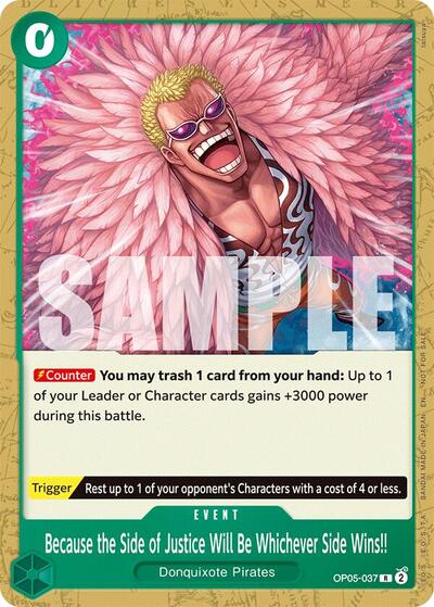 Because the Side of Justice Will Be Whichever Side Wins!! (Tournament Pack 2025 Vol. 4) (One Piece Promotion Cards) Near Mint - Nick Nack's Full Frontal Attack