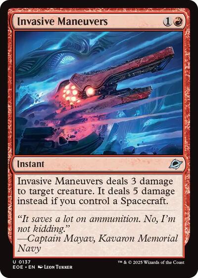 Invasive Maneuvers (Edge of Eternities) Near Mint - Nick Nack's Full Frontal Attack
