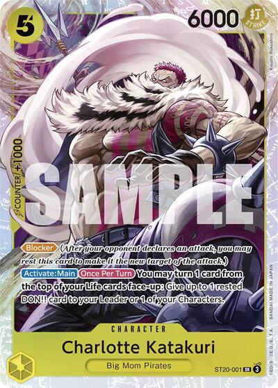 Charlotte Katakuri (ST20 - 001) (Starter Deck 20: YELLOW Charlotte Katakuri) Near Mint Foil - Nick Nack's Full Frontal Attack
