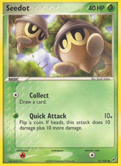 Seedot (Deoxys) Medium Play - Nick Nack's Full Frontal Attack