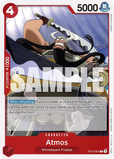Atmos (Starter Deck 15: RED Edward.Newgate) Near Mint - Nick Nack's Full Frontal Attack