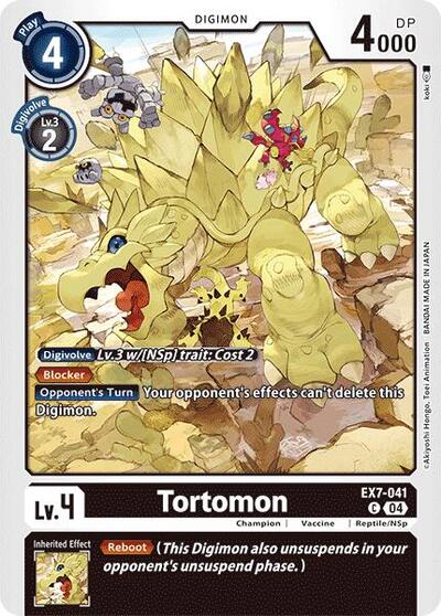 Tortomon (Digimon LIBERATOR) Near Mint - Nick Nack's Full Frontal Attack