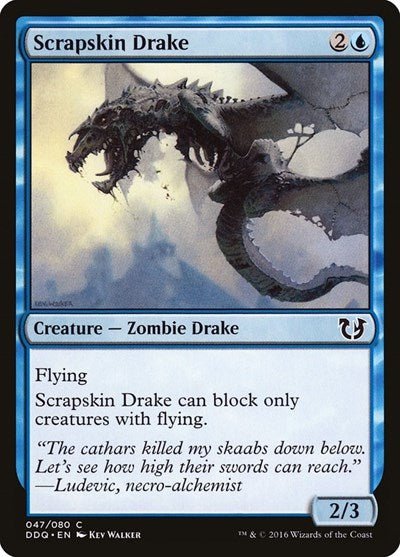 Scrapskin Drake (Duel Decks: Blessed vs Cursed) Near Mint - Nick Nack's Full Frontal Attack
