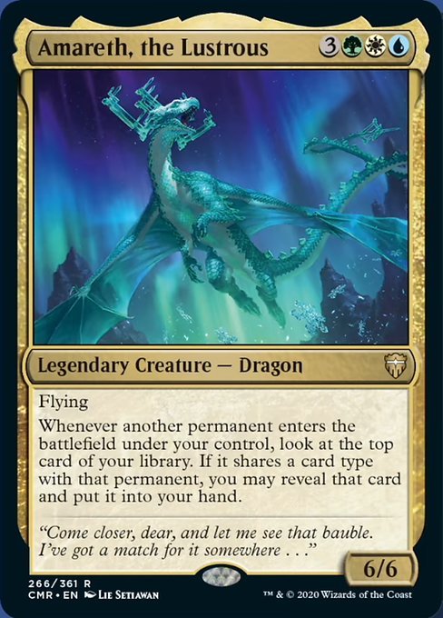 Amareth, the Lustrous (Commander Legends) Near Mint - Nick Nack's Full Frontal Attack