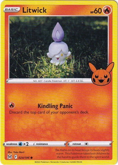 Litwick (Trick or Trade BOOster Bundle 2023) Light Play - Nick Nack's Full Frontal Attack