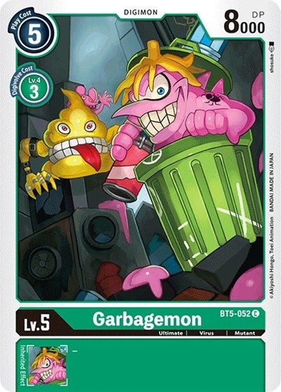 Garbagemon (Battle of Omni) Near Mint