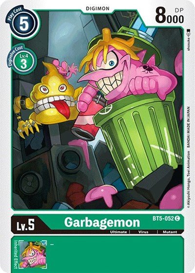 Garbagemon (Battle of Omni) Near Mint - Nick Nack's Full Frontal Attack