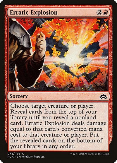 Erratic Explosion (Planechase Anthology) Near Mint