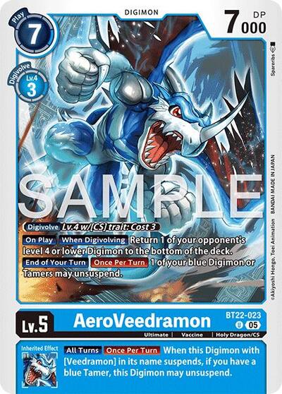 AeroVeedramon (Cyber Eden) Near Mint - Nick Nack's Full Frontal Attack