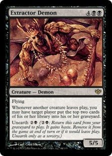 Extractor Demon (Conflux) Near Mint Foil - Nick Nack's Full Frontal Attack