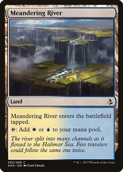 Meandering River (Amonkhet) Near Mint - Nick Nack's Full Frontal Attack