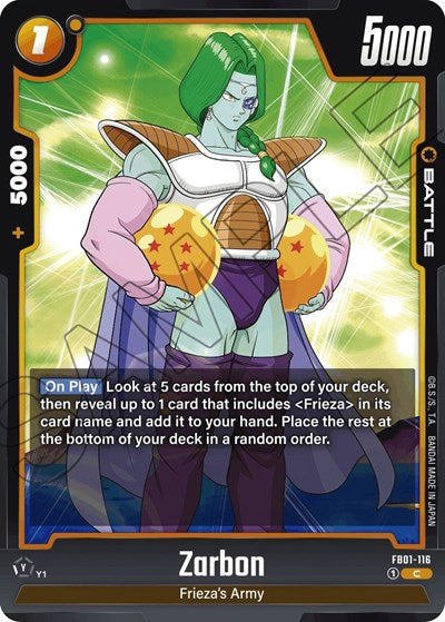 Zarbon (Awakened Pulse) Near Mint