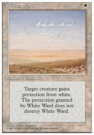 White Ward (4th Edition) Light Play - Nick Nack's Full Frontal Attack