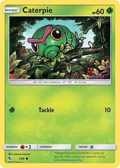 Caterpie (Hidden Fates) Near Mint