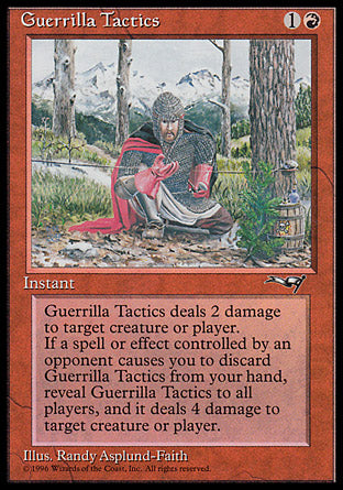 Guerrilla Tactics (Kneeling Knight) (Alliances) Light Play - Nick Nack's Full Frontal Attack